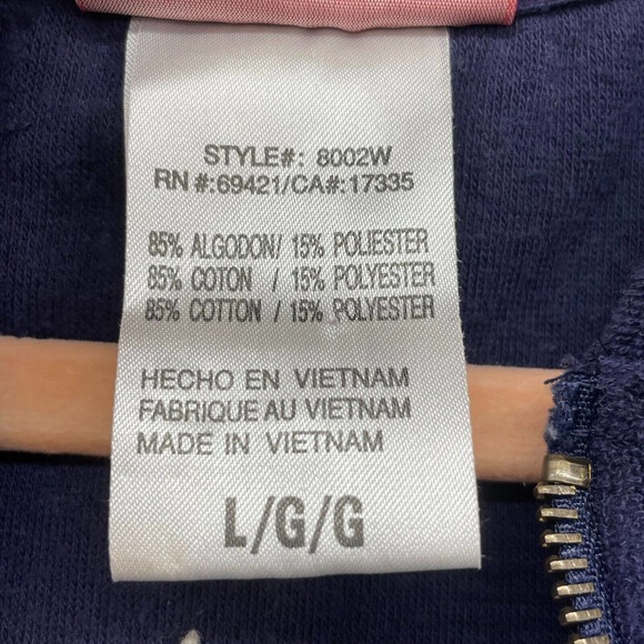 Vintage Reebok Hoodie Womens Large Blue Detroit Pistons Crop Velour 90s Retro - Picture 9 of 13